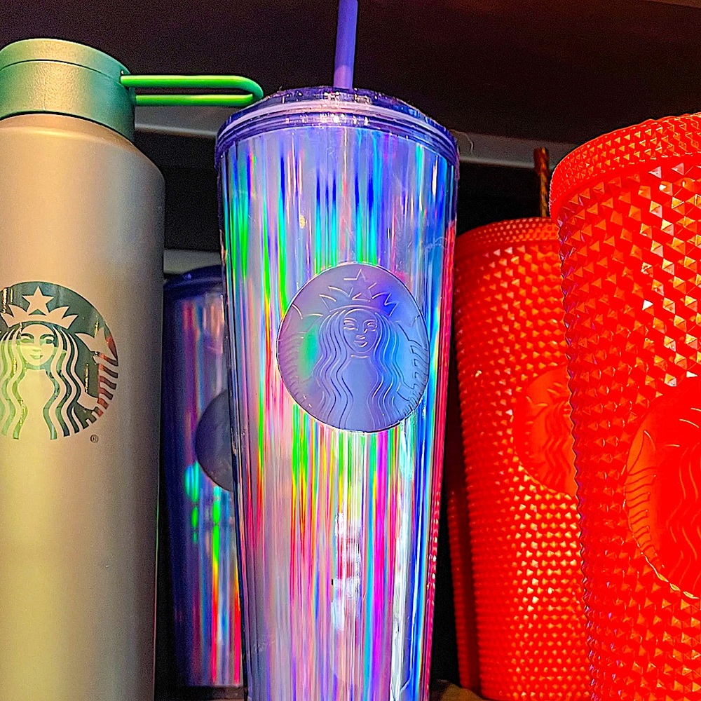 Starbucks Periwinkle Kaleidoscope Cold Cup (24 oz) Tumbler